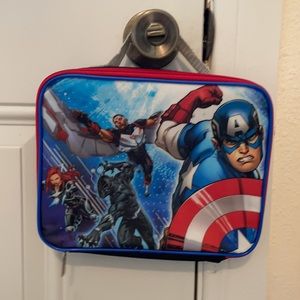 Marvel captain America lunch bag